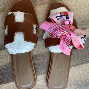 Hermes sandals size 38